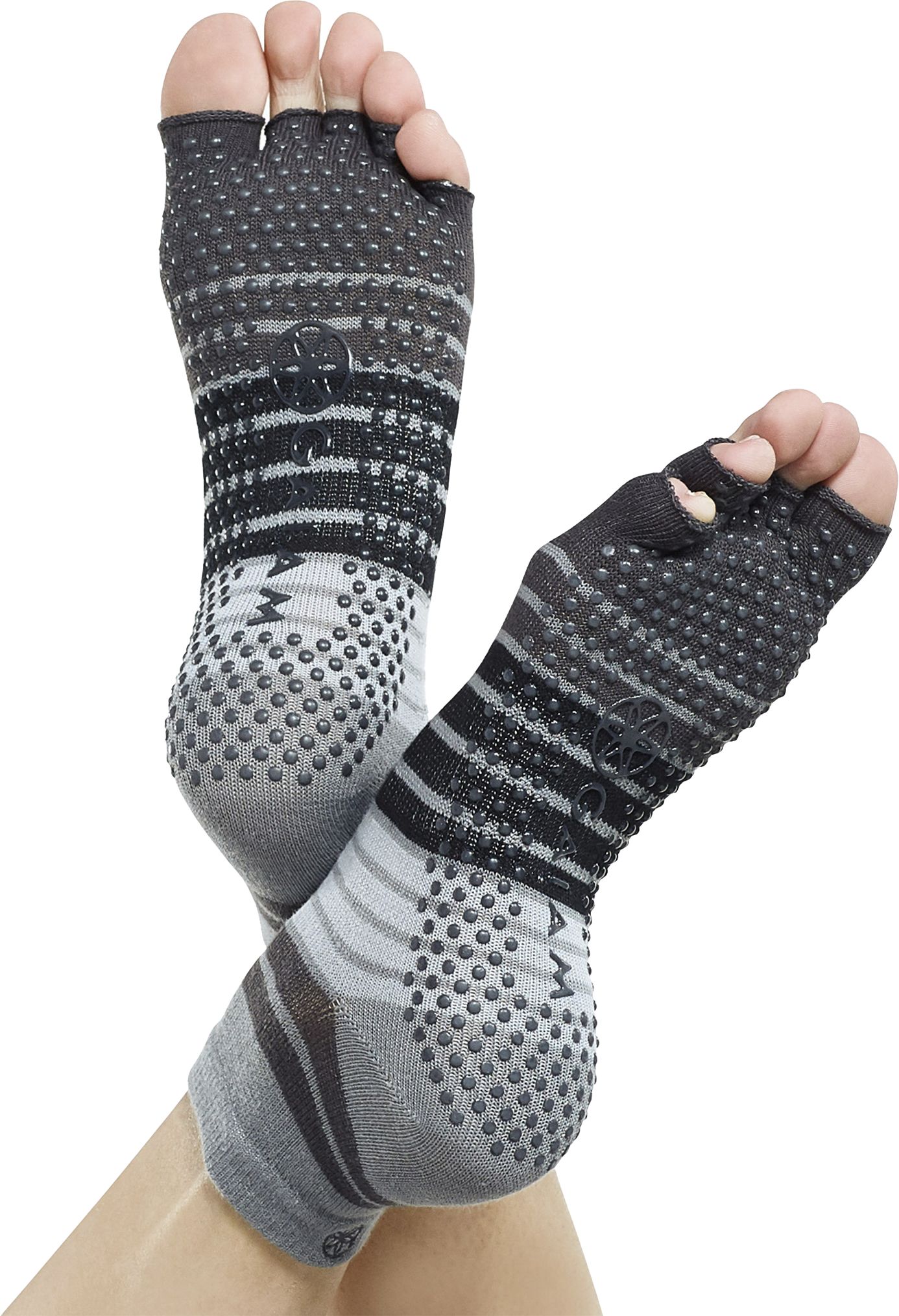 GAIAM TOELESS YOGA SOCKS på stadium.se